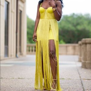 House of CB Emcee fringe dress
